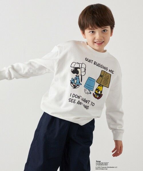 SHIPS / シップス スウェット | SHIPS any: SNOOPY コラボ NOT THERE グラフィック プリント スウェット <KIDS> | 詳細5