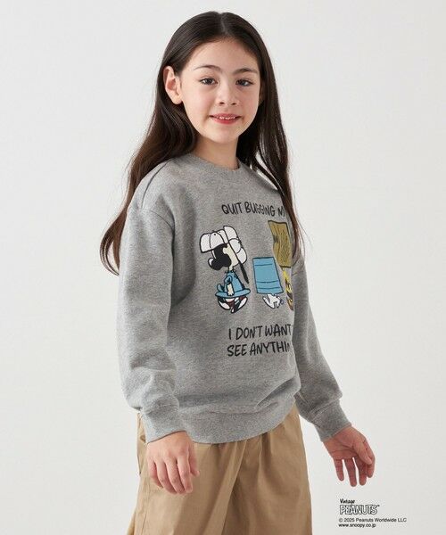 SHIPS / シップス スウェット | SHIPS any: SNOOPY コラボ NOT THERE グラフィック プリント スウェット <KIDS> | 詳細12