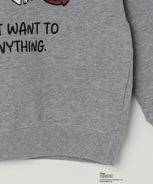 SHIPS / シップス スウェット | SHIPS any: SNOOPY コラボ NOT THERE グラフィック プリント スウェット <KIDS> | 詳細18