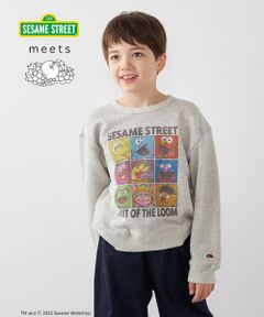 SHIPS / シップス スウェット | SESAME STREET meets FRUIT OF THE LOOM: ブロック プリント スウェット<KIDS>