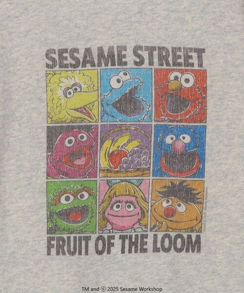 SHIPS / シップス スウェット | SESAME STREET meets FRUIT OF THE LOOM: ブロック プリント スウェット<KIDS> | 詳細7