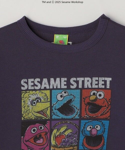 SHIPS / シップス スウェット | SESAME STREET meets FRUIT OF THE LOOM: ブロック プリント スウェット<KIDS> | 詳細15