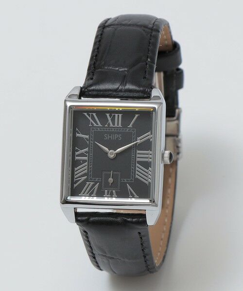 SHIPS / シップス 腕時計 | 【WEB限定】SHIPS: スクエア Dバックル ウォッチ（シルバー）