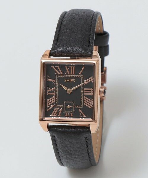 SHIPS / シップス 腕時計 | 【WEB限定】SHIPS: スクエア Dバックル ウォッチ（ゴールド）