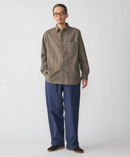 SHIPS / シップス シャツ・ブラウス | SHIPS: ミツマサ コットン ウール レギュラーカラー シャツ | 詳細1