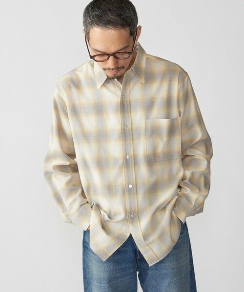 SHIPS / シップス シャツ・ブラウス | SHIPS: ミツマサ コットン ウール レギュラーカラー シャツ | 詳細13