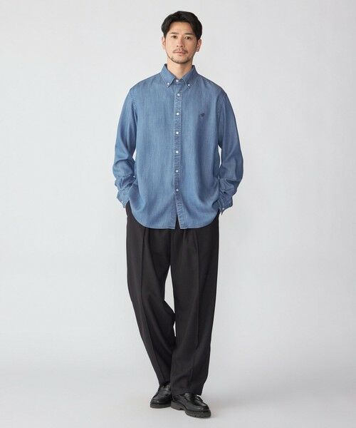 SHIPS / シップス シャツ・ブラウス | 【WEB限定】SHIPS:〈手洗い可能〉リヨセル エア ボタンダウン デニムライク シャツ | 詳細6
