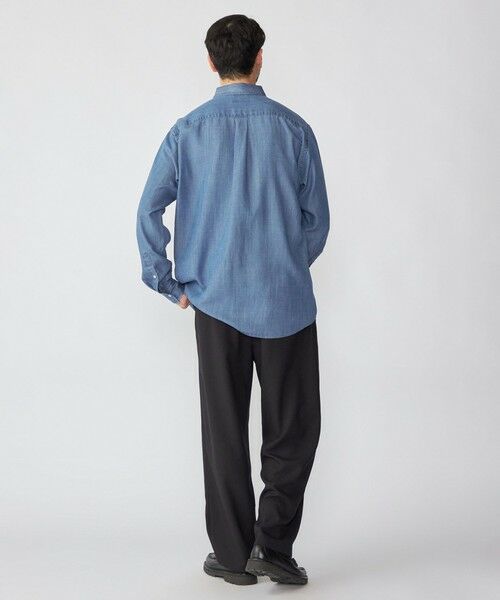 SHIPS / シップス シャツ・ブラウス | 【WEB限定】SHIPS:〈手洗い可能〉リヨセル エア ボタンダウン デニムライク シャツ | 詳細8