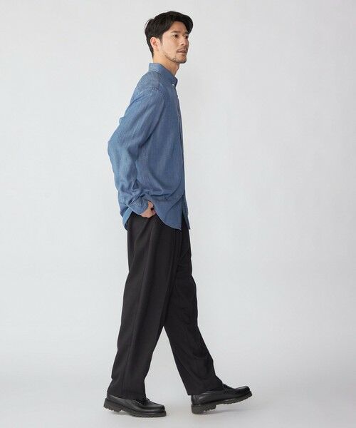 SHIPS / シップス シャツ・ブラウス | 【WEB限定】SHIPS:〈手洗い可能〉リヨセル エア ボタンダウン デニムライク シャツ | 詳細9