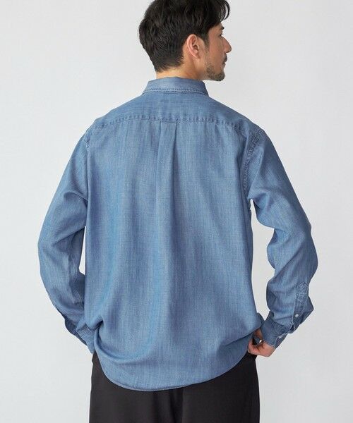 SHIPS / シップス シャツ・ブラウス | 【WEB限定】SHIPS:〈手洗い可能〉リヨセル エア ボタンダウン デニムライク シャツ | 詳細13