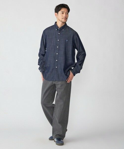 SHIPS / シップス シャツ・ブラウス | 【WEB限定】SHIPS:〈手洗い可能〉リヨセル エア ボタンダウン デニムライク シャツ | 詳細23