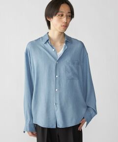 SHIPS / シップス シャツ・ブラウス | City Ambient Products: レギュラー ドレープ デニム ロング スリーブ シャツ