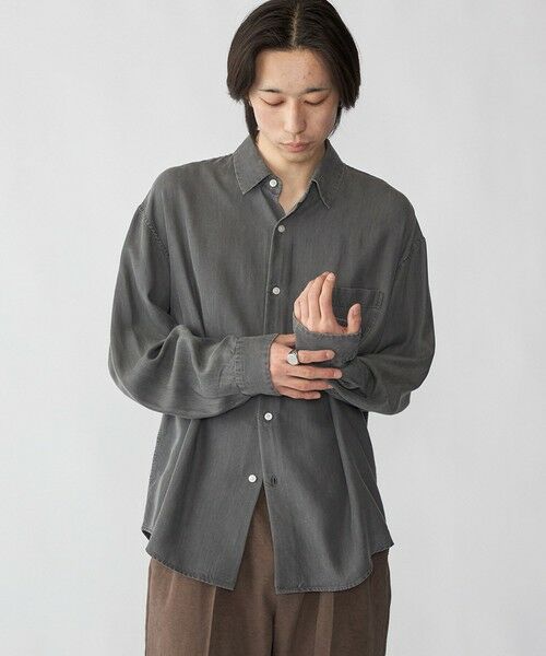 SHIPS / シップス シャツ・ブラウス | City Ambient Products: レギュラー ドレープ デニム ロング スリーブ シャツ | 詳細1