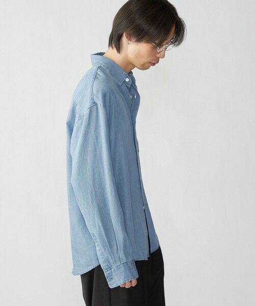 SHIPS / シップス シャツ・ブラウス | City Ambient Products: レギュラー ドレープ デニム ロング スリーブ シャツ | 詳細8
