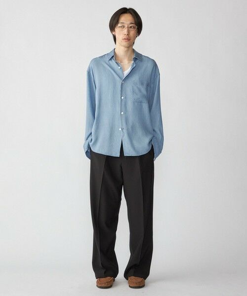 SHIPS / シップス シャツ・ブラウス | City Ambient Products: レギュラー ドレープ デニム ロング スリーブ シャツ | 詳細9