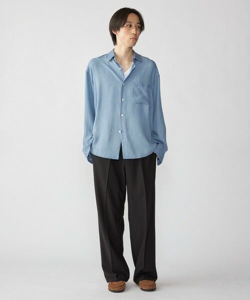 SHIPS / シップス シャツ・ブラウス | City Ambient Products: レギュラー ドレープ デニム ロング スリーブ シャツ | 詳細11
