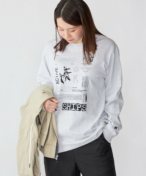 SHIPS / シップス Tシャツ | 【WEB限定/SHIPS/RUSSELL ATHLETIC別注】 CONVENIENCEYOUNG: LS TEE | 詳細3