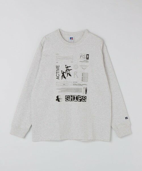SHIPS / シップス Tシャツ | 【WEB限定/SHIPS/RUSSELL ATHLETIC別注】 CONVENIENCEYOUNG: LS TEE | 詳細5