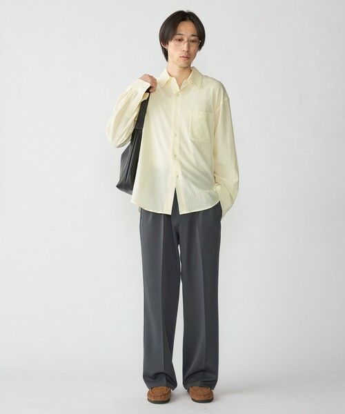 SHIPS / シップス その他パンツ | City Ambient Products: 2タック ワイド スラックス | 詳細1