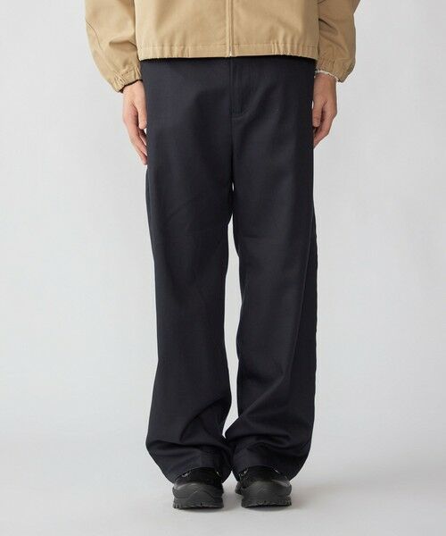 SHIPS / シップス チノ・ワークパンツ | City Ambient Products: ストレート バギー チノ パンツ（ネイビー）