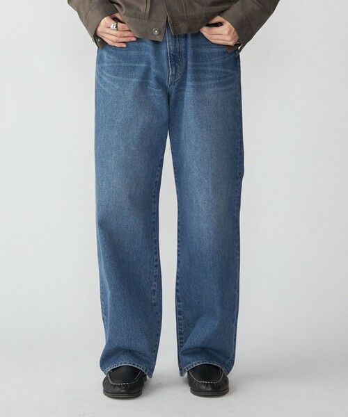SHIPS / シップス デニムパンツ | City Ambient Products: ワイド ストレート デニム（ブルー）