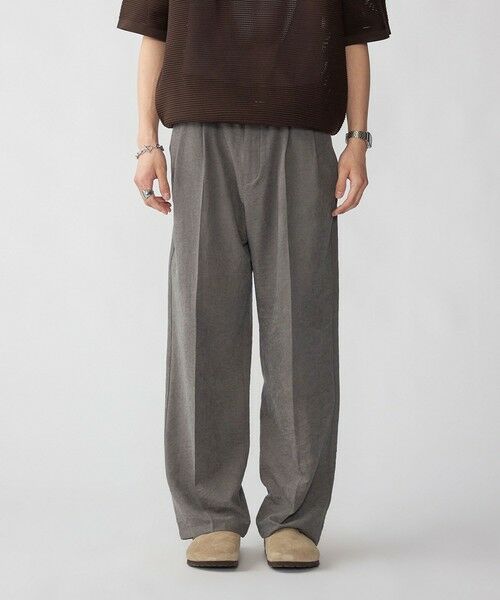 SHIPS / シップス スラックス・ドレスパンツ | City Ambient Products: ドレープ 2タック ワイド スラックス | 詳細1