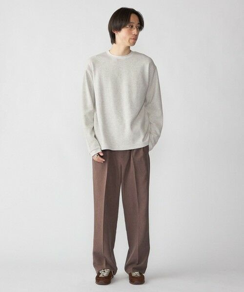 SHIPS / シップス スラックス・ドレスパンツ | City Ambient Products: ドレープ 2タック ワイド スラックス | 詳細10