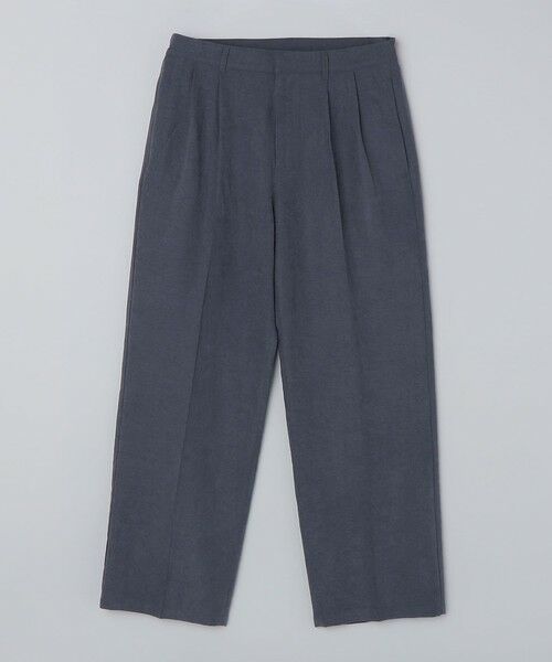 SHIPS / シップス スラックス・ドレスパンツ | City Ambient Products: ドレープ 2タック ワイド スラックス（コバルトブルー）