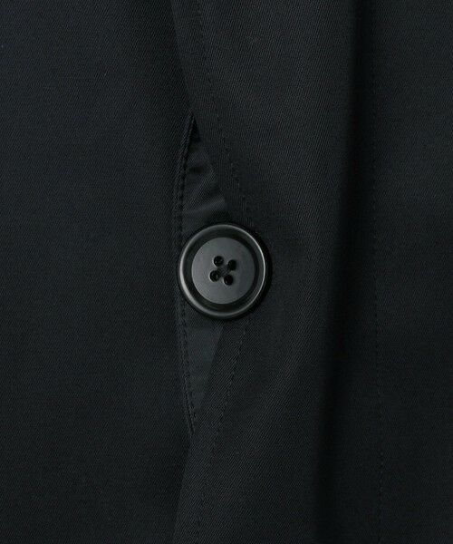 SHIPS / シップス ステンカラーコート | SHIPS: VENTILE(R) コットン ネイビー ステンカラー コート | 詳細11