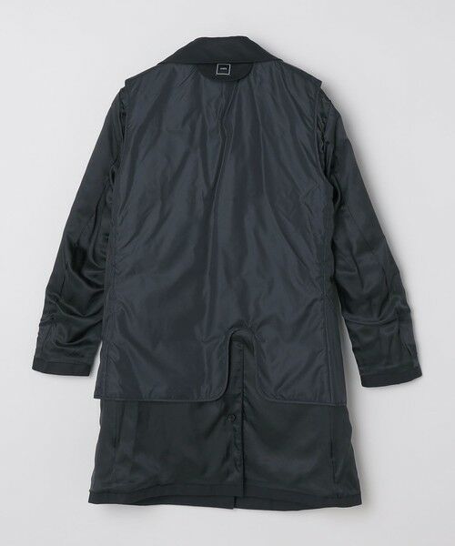 SHIPS / シップス ステンカラーコート | SHIPS: VENTILE(R) コットン ネイビー ステンカラー コート | 詳細4