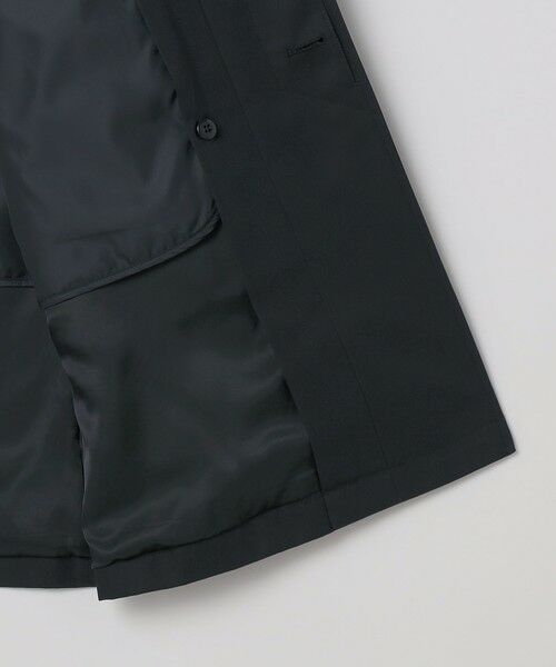 SHIPS / シップス ステンカラーコート | SHIPS: VENTILE(R) コットン ネイビー ステンカラー コート | 詳細9