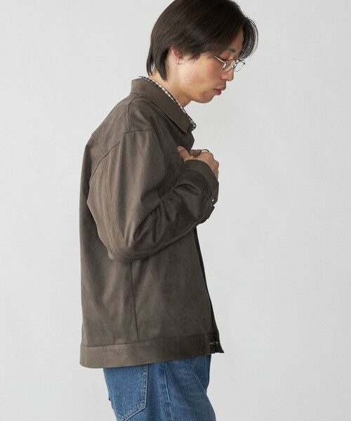 SHIPS / シップス その他アウター | City Ambient Products: テック フェイクスエード(ポリエステル) G-JACKET | 詳細3