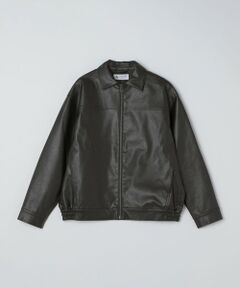SHIPS / シップス レザーブルゾン・ジャケット | City Ambient Products: 合成皮革 ジップ ブルゾン