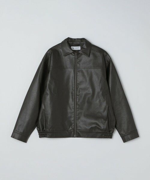 SHIPS / シップス レザーブルゾン・ジャケット | City Ambient Products: 合成皮革 ジップ ブルゾン | 詳細10