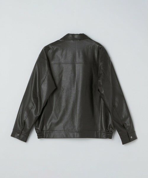 SHIPS / シップス レザーブルゾン・ジャケット | City Ambient Products: 合成皮革 ジップ ブルゾン | 詳細16