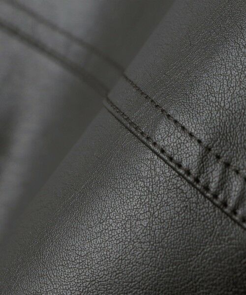 SHIPS / シップス レザーブルゾン・ジャケット | City Ambient Products: 合成皮革 ジップ ブルゾン | 詳細19