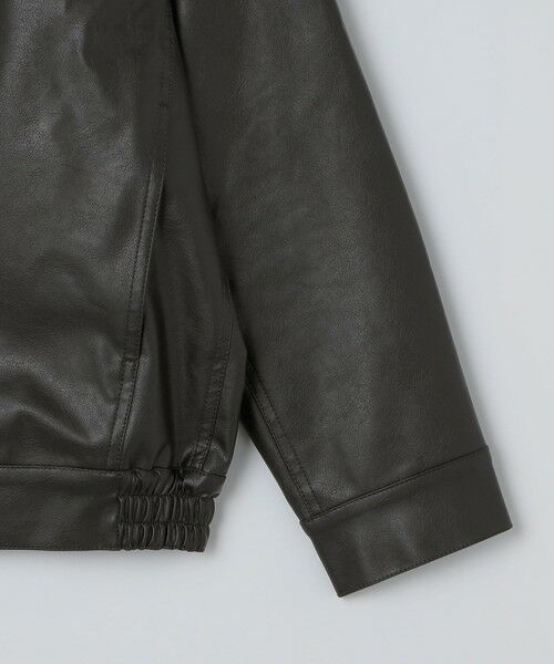 SHIPS / シップス レザーブルゾン・ジャケット | City Ambient Products: 合成皮革 ジップ ブルゾン | 詳細2