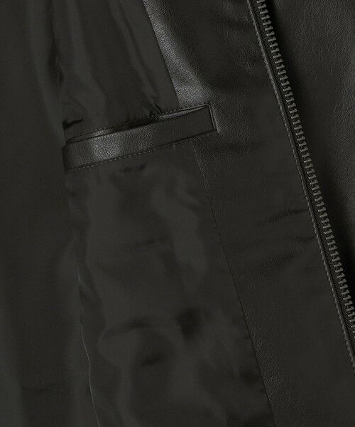 SHIPS / シップス レザーブルゾン・ジャケット | City Ambient Products: 合成皮革 ジップ ブルゾン | 詳細5