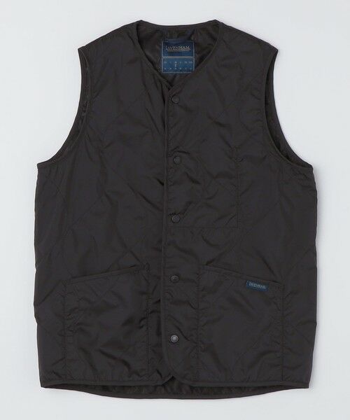 SHIPS / シップス ダウンジャケット・ベスト | LAVENHAM: UNWADDED THORNHAM（ブラック）