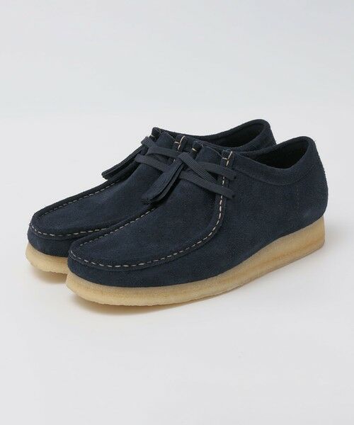 SHIPS / シップス ブーツ（ショート丈） | 【SHIPS EXCLUSIVE】CLARKS: WALLABEE SUEDE NAVY（ネイビー）