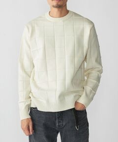 SHIPS / シップス ニット・セーター | SHIPS:〈手洗い可能〉アモッサ ブロックリンクス ロングスリーブ