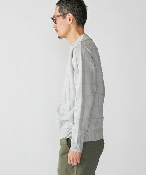 SHIPS / シップス ニット・セーター | SHIPS:〈手洗い可能〉アモッサ ブロックリンクス ロングスリーブ | 詳細9