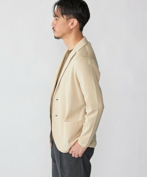 SHIPS / シップス テーラードジャケット | 【SHIPS別注】FLY3: コットン ニット ジャケット | 詳細1