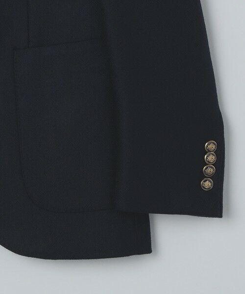 SHIPS / シップス テーラードジャケット | SHIPS: Dipray メタルボタン ホップサック ジャケット | 詳細9