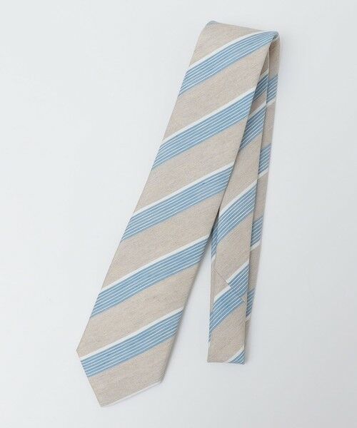 SHIPS / シップス ネクタイ | Errico Formicola: メランジ ヘアライン ストライプ ネクタイ | 詳細3