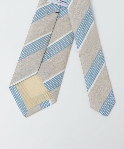 SHIPS / シップス ネクタイ | Errico Formicola: メランジ ヘアライン ストライプ ネクタイ | 詳細4