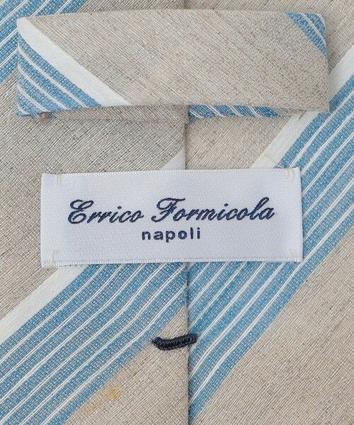 SHIPS / シップス ネクタイ | Errico Formicola: メランジ ヘアライン ストライプ ネクタイ | 詳細5