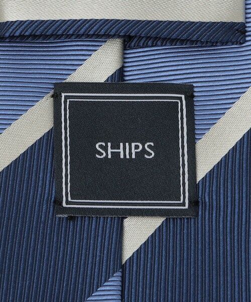 SHIPS / シップス ネクタイ | SHIPS: シルク レップ ワイド ストライプ ネクタイ | 詳細2