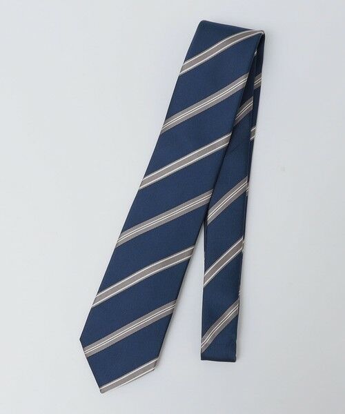 SHIPS / シップス ネクタイ | SHIPS: シルク レップ レジメンタル ネクタイ（ネイビー）