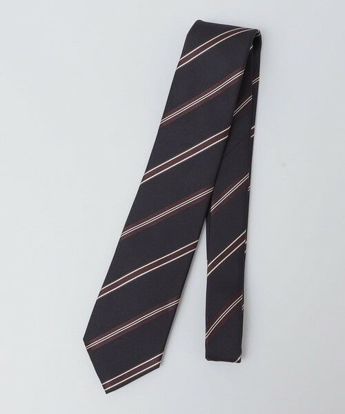 SHIPS / シップス ネクタイ | SHIPS: シルク レップ レジメンタル ネクタイ（ダークブルー）